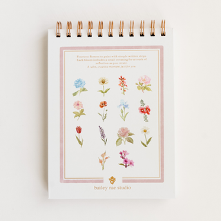 Flowers Watercolor Workbook