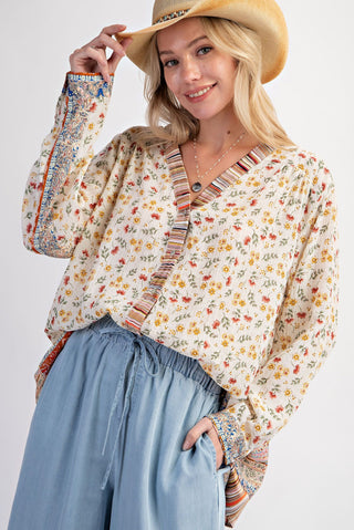 Bohemian Flora Top