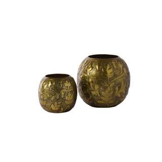 Motif Metal Vessel
