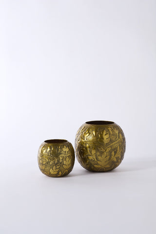 Motif Metal Vessel