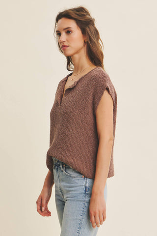 The Maren Short Sleeve Sweater