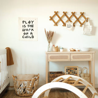 Play Is The Work Of A Child Wall Banner