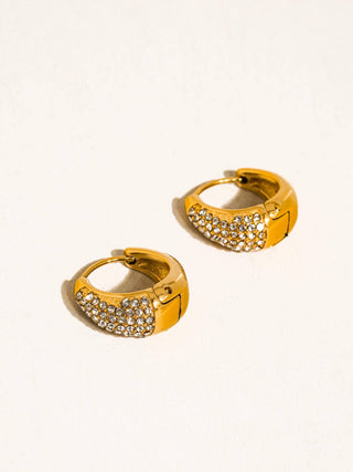Liora Teardrop Hoop Earrings