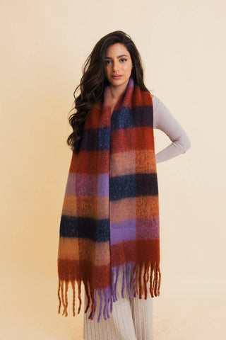 Cozy Breeze Oversized Fringe Scarf (more colors)