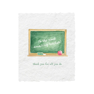 To The Most Amazing Teacher Card + Envelope