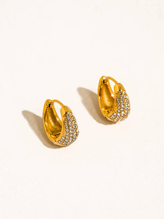 Liora Teardrop Hoop Earrings