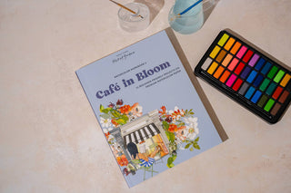 Watercolor Workbook | Café in Bloom