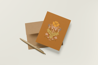 California Dreaming Blank Greeting Card