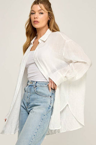 The Liv Button Down Tunic (two colors)