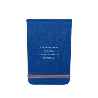 Remember What You Are Mini Fabric Notebook