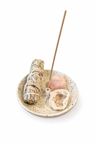 Speckled Ceramic Incense Holder