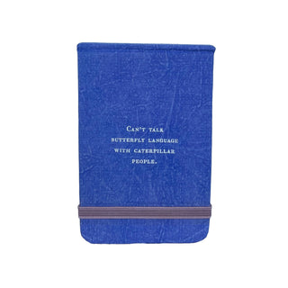 Butterfly Language Mini Fabric Notebook