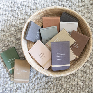 Nothing Is Worth Than This Day Mini Fabric Notebook