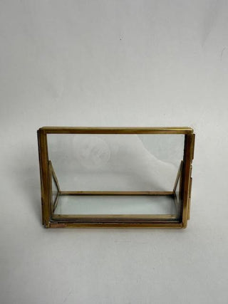 3.5" x 2.5" Horizontal Brass Standing Frame