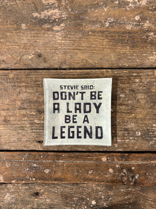 Stevie Said Mini Decoupage Plate