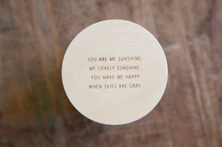Inspirational Quote Candle
