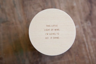 Inspirational Quote Candle