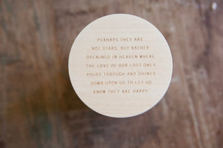 Inspirational Quote Candle