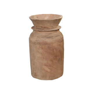 Antique Water Pot Wooden Vase