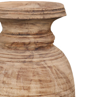 Antique Water Pot Wooden Vase
