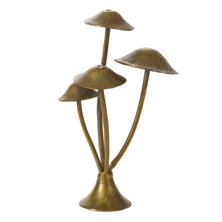 Oversized Brass Mushroom Decor *online exclusive*