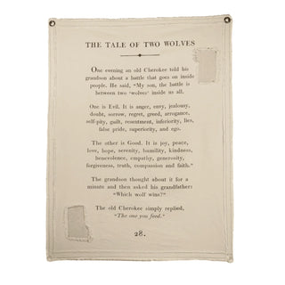 Medium Poetry Tarp | Tale Of Two Wolves