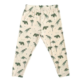 FINAL SALE Dino Snore Bamboo Pajamas - Baby + Toddler
