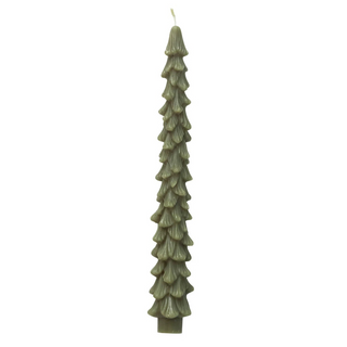Solid Tree Shaped Taper Candle Single