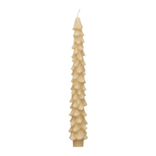 Solid Tree Shaped Taper Candle Single