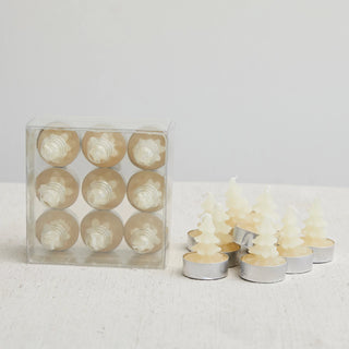 Tree Tea Light - Set of 9