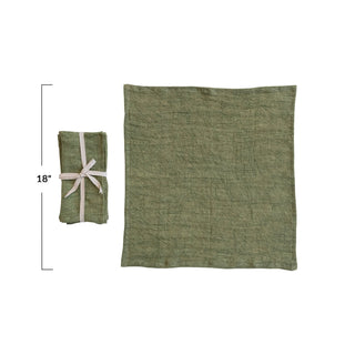 Stonewashed Linen Napkin Set Of 4