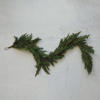 Second Street Faux Spruce + Pine Garland