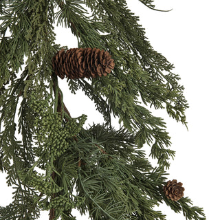 Second Street Faux Spruce + Pine Garland