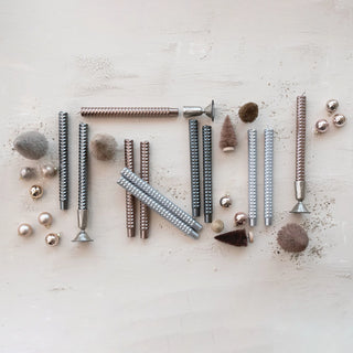 Faceted Taper Candle Single (more colors)