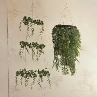 Faux Hanging Greenery