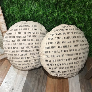 FINAL SALE Floor Pouf