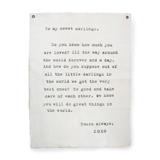 Sweet Darlings Wall Tarp