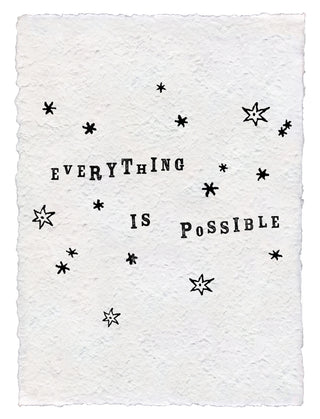 Handmade Paper Print (Quotes)