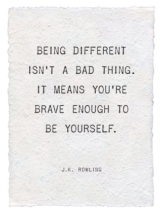 Handmade Paper Print (Quotes)