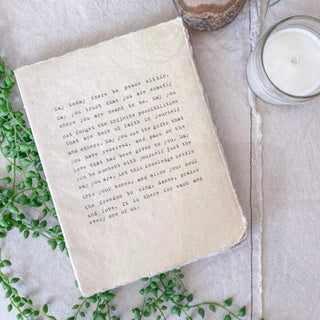 Deckle Edge Notebook