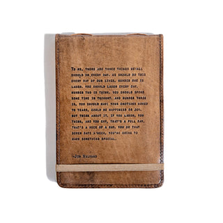 Large Leather Journal (More Quotes Available)
