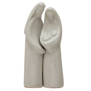 Stoneware Holy Family Set