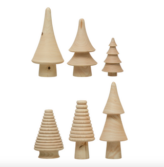 Scandi Wooden Tree Single