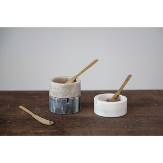 Marble Bowl & Knife