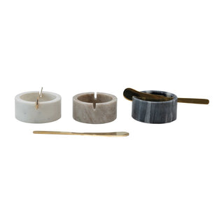 Marble Bowl & Knife