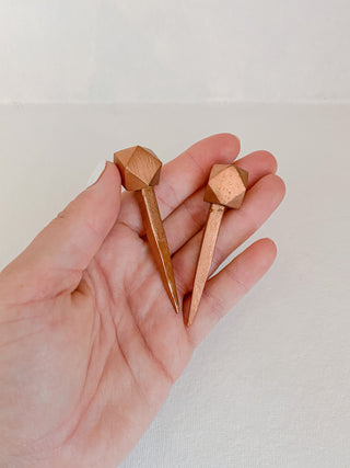Geometric Forged Iron Nail